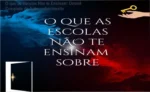Interface do curso O que as escolas não te ensinam de Amanda Gabriela Bernardes revelando módulos de autoconhecimento