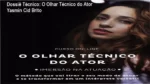 Yasmin Cid Brito ensinando técnicas de atuação no curso O Olhar Técnico do Ator