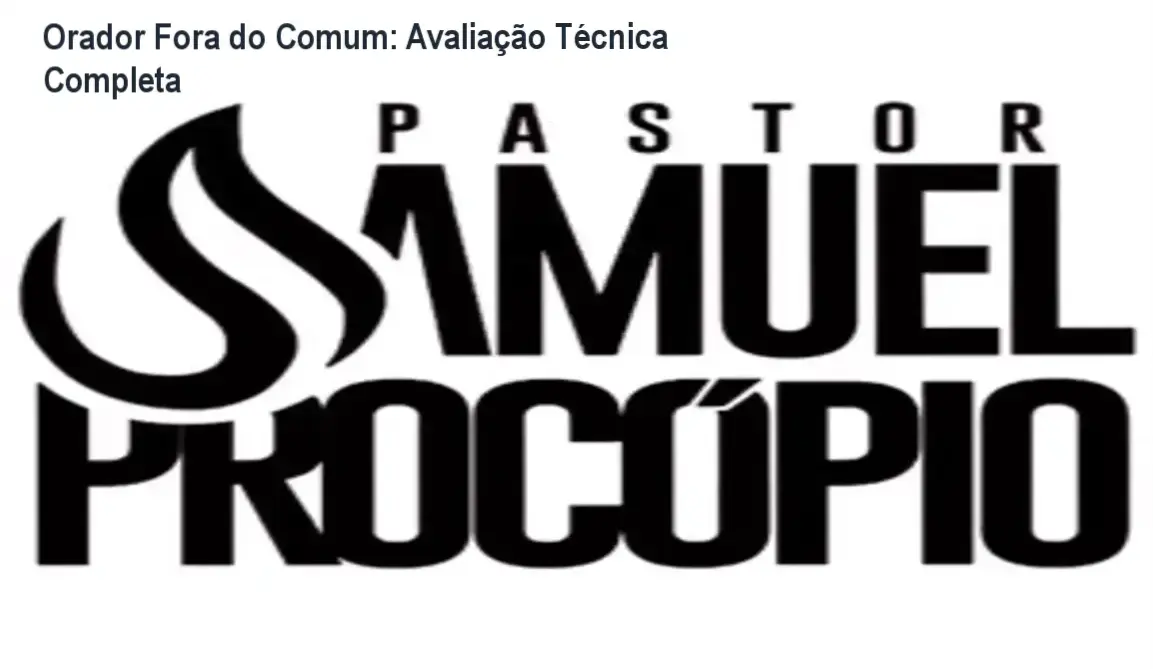 Mentor Samuel Procopio instruindo sobre técnicas de oratória ministerial e pregação eficaz