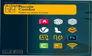 Cursos completos de arquitetura com IA e templates práticos