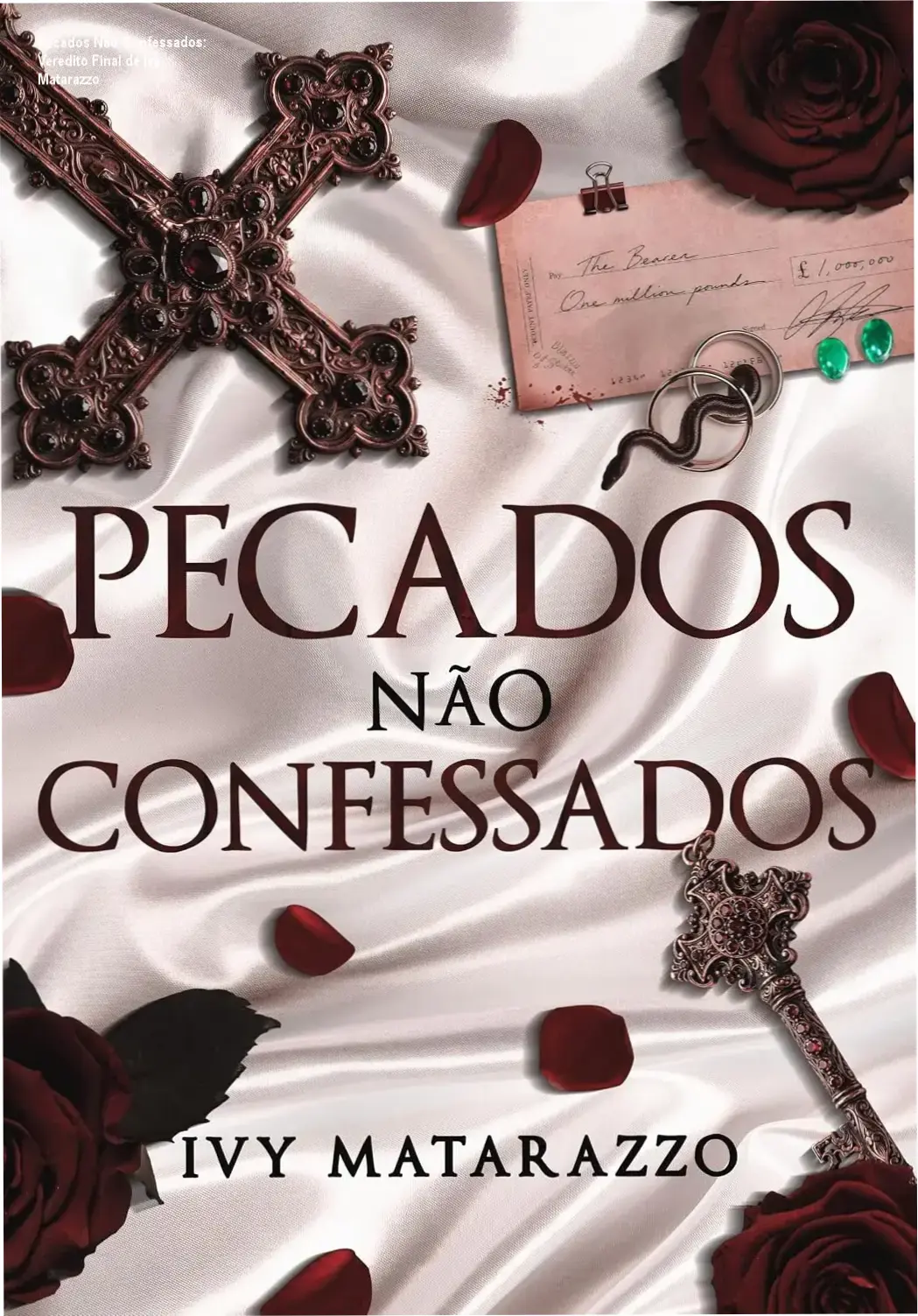 Capa do eBook Pecados Não Confessados de Ivy Matarazzo representando romance tabu