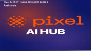 Interface do Pixel AI HUB mostrando ferramentas de inteligência artificial aplicadas a processos empresariais