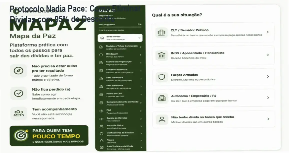 Nádia Pace explicando o Método DNPQP para negociação de dívidas bancárias com inteligência artificial Nádio
