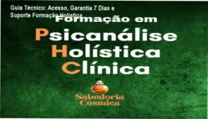 Tela de login da área de membros do curso Psicanálise Holística Clínica na plataforma Hotmart