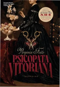 Capa do livro Psicopata Vitoriana de Virginia Feito, edição DarkSide Books com temática gótica e sombria.
