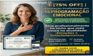 Representação visual de técnicas de terapia holística e reprogramação emocional para novos terapeutas