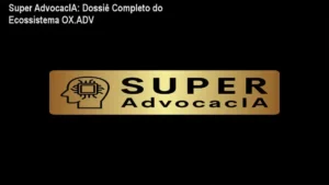 Interface da plataforma Super AdvocacIA exibindo ferramentas de inteligência artificial para advogados