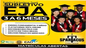 Representação visual de um ambiente de estudos online para conclusão do Ensino Médio e Fundamental via EJA