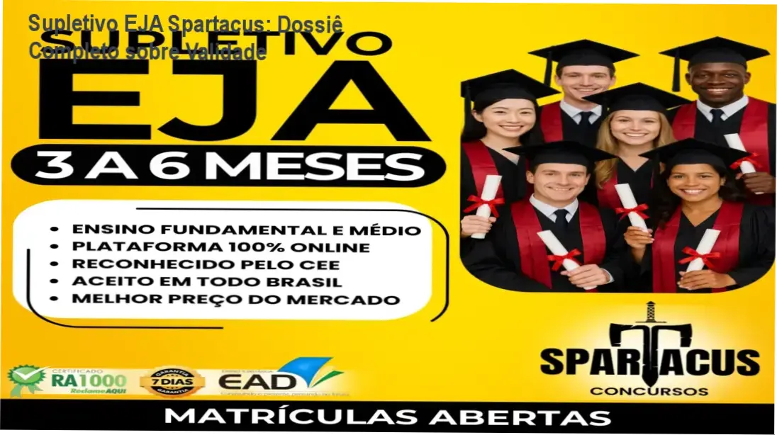 Representação visual de um ambiente de estudos online para conclusão do Ensino Médio e Fundamental via EJA