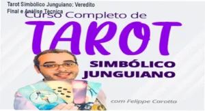 Tarot Simbólico Junguiano de Felippe Carotta: visão interna da plataforma e módulos do curso