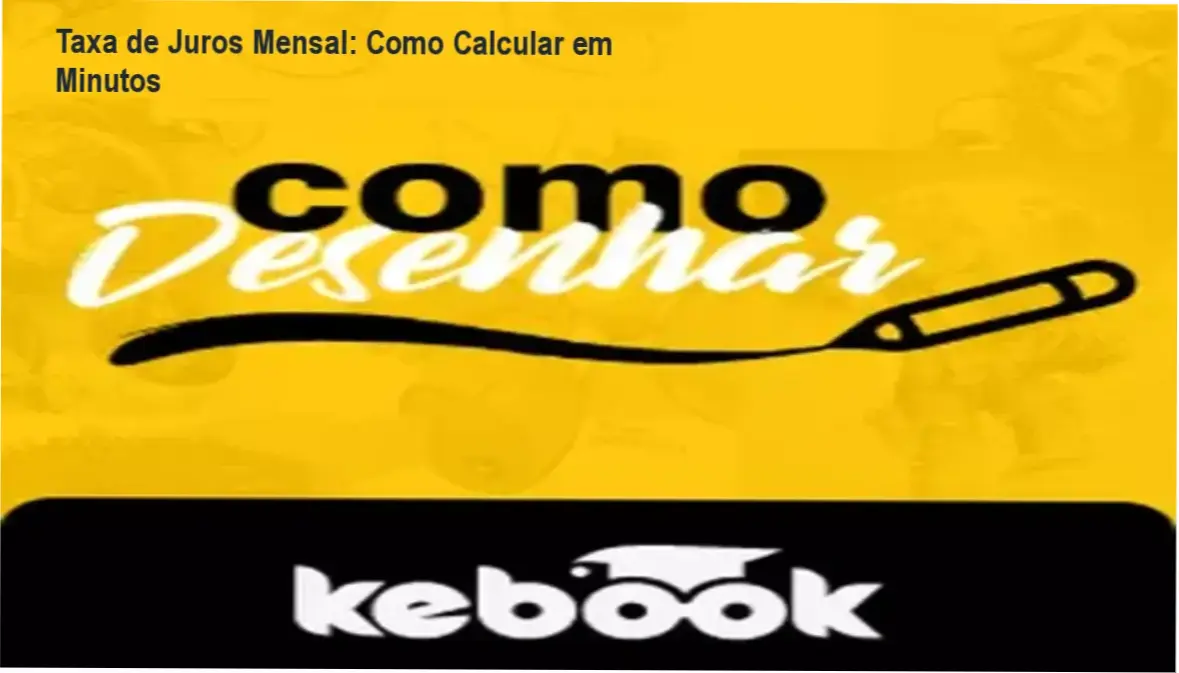 Ilustração mostrando a calculadora de juros mensal com exemplos de parcelas e amortização