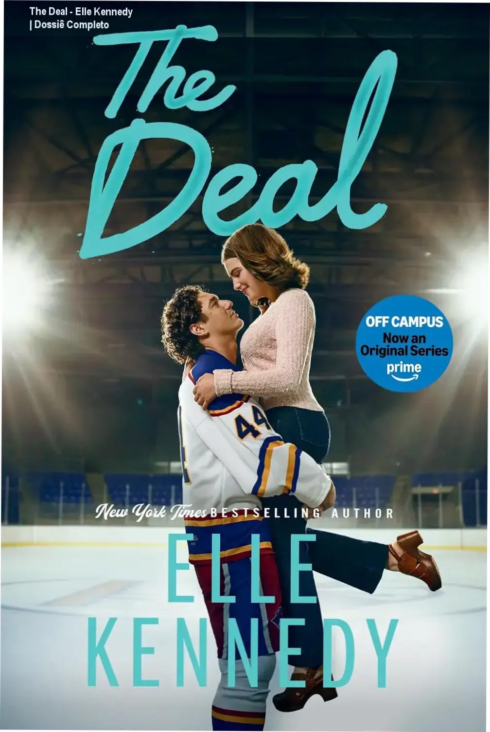 Capa do eBook The Deal de Elle Kennedy, primeiro volume da série Off-Campus