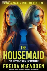 Capa do eBook The Housemaid de Freida McFadden em um dispositivo Kindle