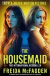 Capa do eBook The Housemaid de Freida McFadden em um dispositivo Kindle