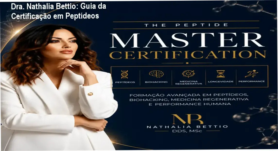 Profissional da saúde estudando protocolos de medicina regenerativa e peptídeos terapêuticos