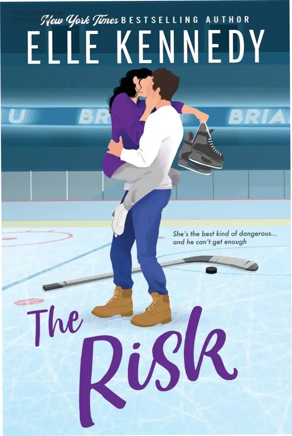 Capa do eBook The Risk de Elle Kennedy, parte da série Briar U