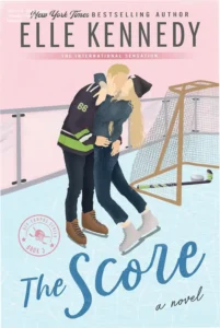 Capa do eBook The Score de Elle Kennedy destacando o romance Off-Campus