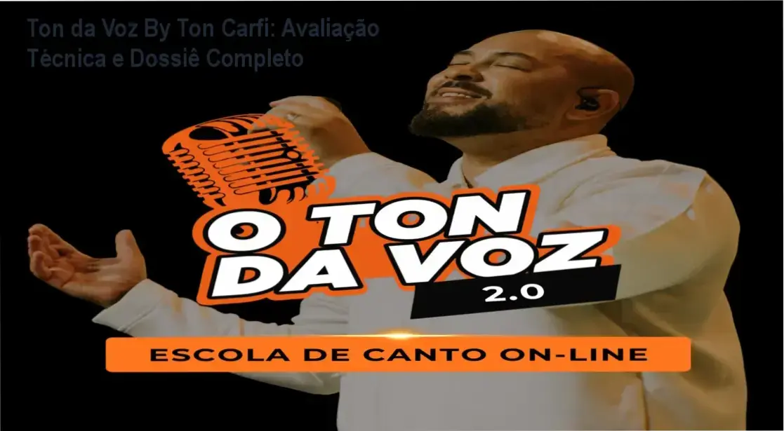 Representação visual de um estudo de técnica vocal profissional com o método Ton da Voz de Ton Carfi