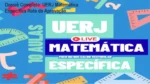 Estudante analisando material do curso UERJ Matemática Específica Rota da Aprovação