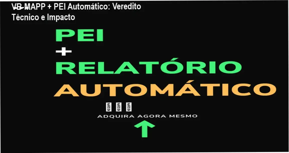 VB-MAPP + PEI de Caio Gomes Figueira: funcionamento e visão interna da automação