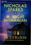 Capa do livro Vestígios, obra de Nicholas Sparks e M. Night Shyamalan