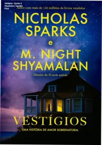 Capa do livro Vestígios, obra de Nicholas Sparks e M. Night Shyamalan