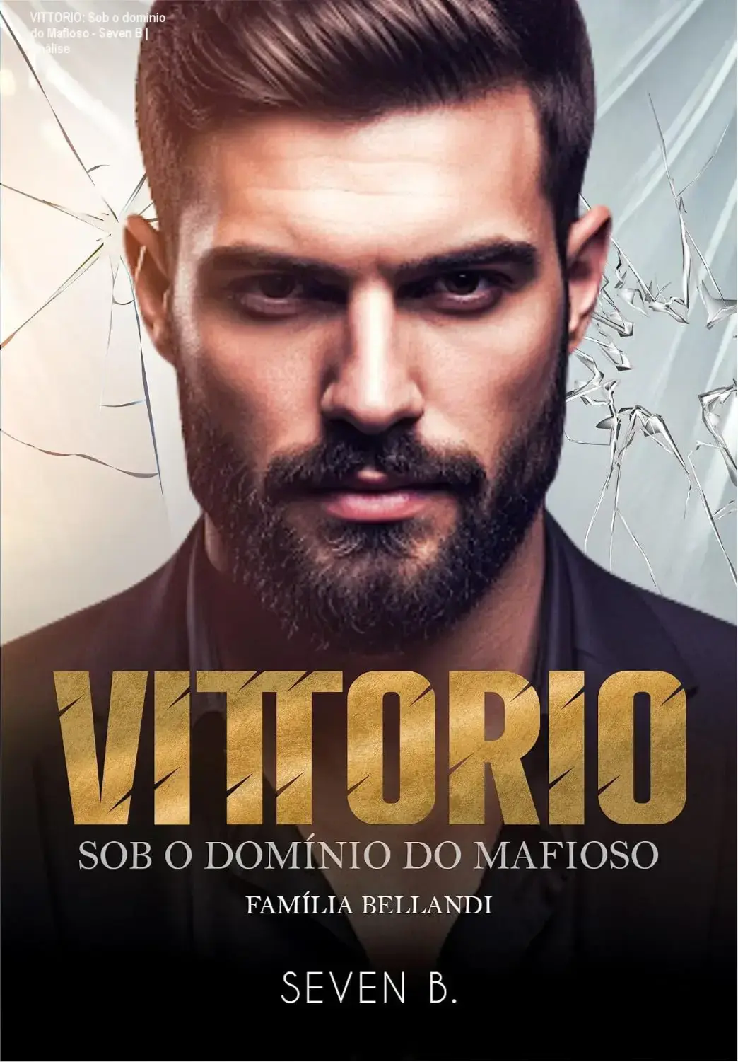 Capa do eBook VITTORIO: Sob o domínio do Mafioso de Seven B, romance de máfia e obsessão