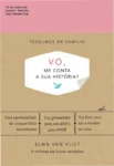 Livro Vó, me conta a sua história? de Elma Van Vliet aberto sobre uma mesa