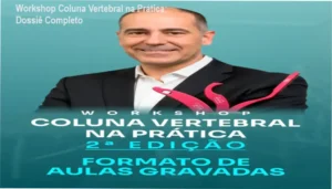Representação didática de anatomia da coluna vertebral para estudos de fisioterapia funcional