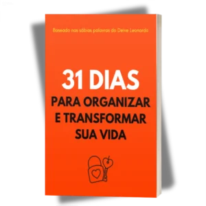 Capa do ebook 31 Dias Para Organizar e Transformar Sua Vida com grupo de orações