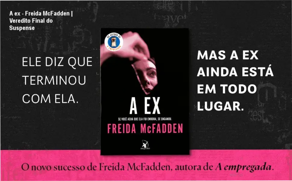 Capa do ebook A ex de Freida McFadden em dispositivo Kindle