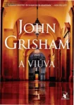 Capa do ebook A Viúva de John Grisham exibida em um tablet