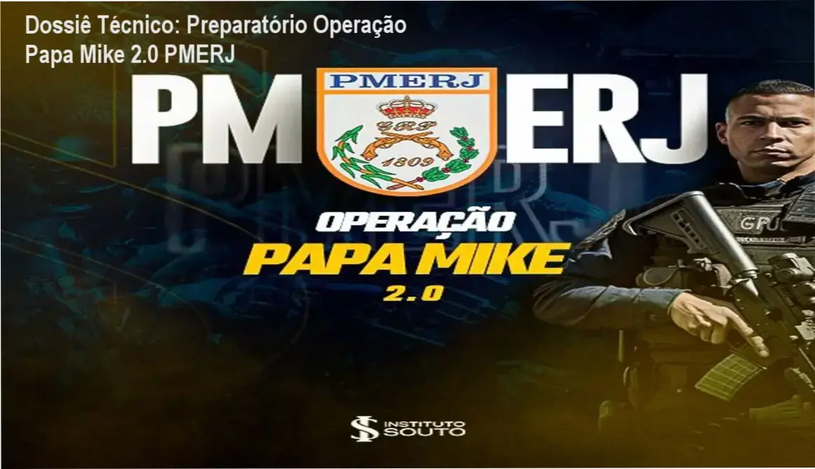 Material de estudo do curso Preparatório Operação Papa Mike 2.0 para Soldado PMERJ
