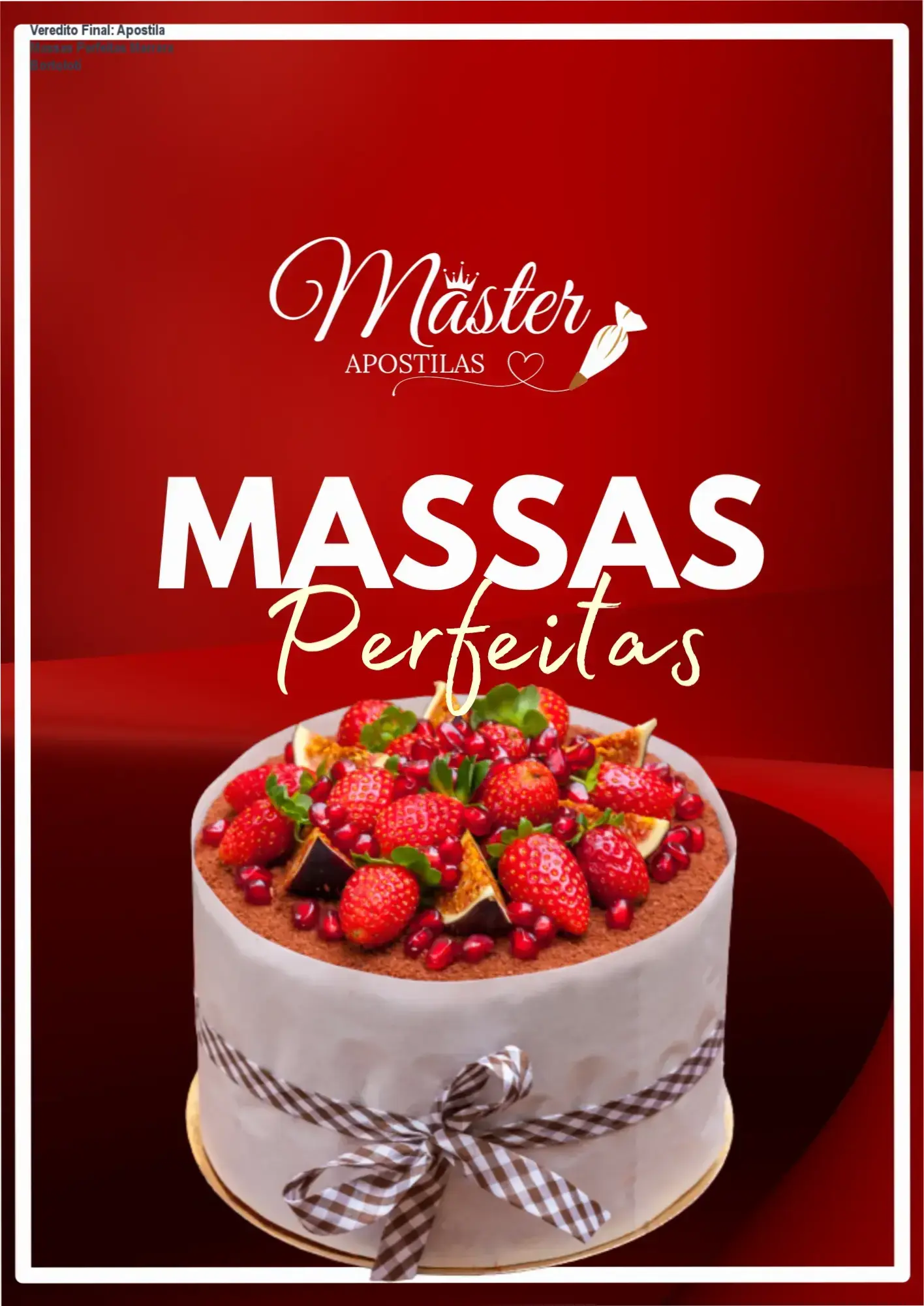 Apostila Massas Perfeitas Marrara Bortoloti visão interna do guia digital e receitas