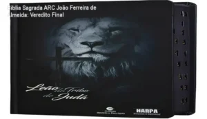Bíblia Sagrada Almeida Revista e Corrigida com Harpa e palavras de Jesus em vermelho