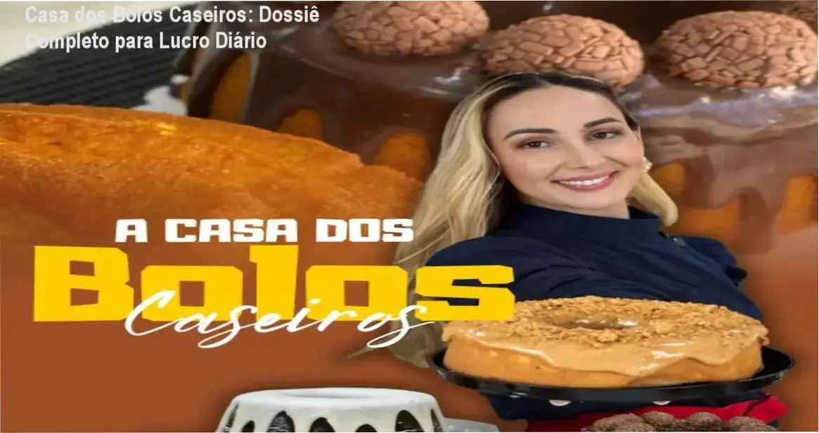 Conjunto de bolos caseiros profissionais com foco em alta rotatividade e lucro diário