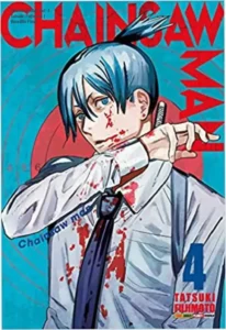 Capa do mangá Chainsaw Man Volume 4 Edição em Português de Tatsuki Fujimoto