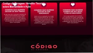 Representação de liderança e superação de barreiras mentais com o Código da Coragem