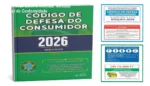 Código de Defesa do Consumidor 2026 Editora Almeida com placas adesivas para estabelecimentos