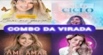 Infográfico detalhando os 4 cursos do Combo da Virada de Pamela Magalhães para cura emocional