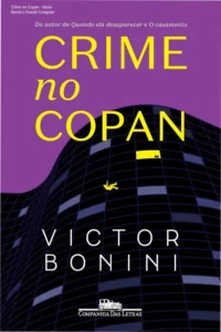Capa do ebook Crime no Copan de Victor Bonini em dispositivo digital