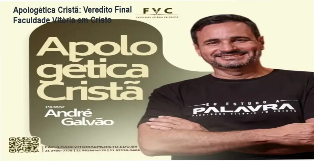 Estudante analisando materiais de Apologética Cristã da Faculdade Vitória em Cristo