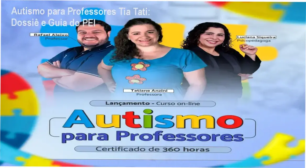 Professor utilizando materiais pedagógicos do curso Autismo para Professores Tia Tati em sala de aula