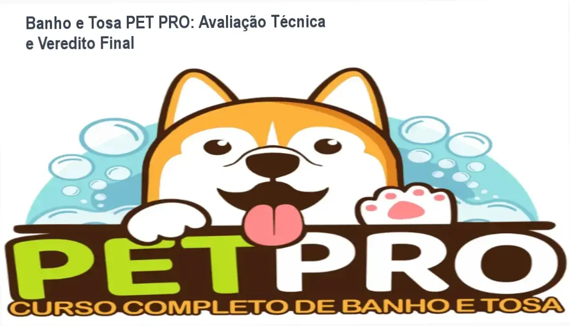 Demonstração de técnicas de banho e tosa profissional do curso PET PRO