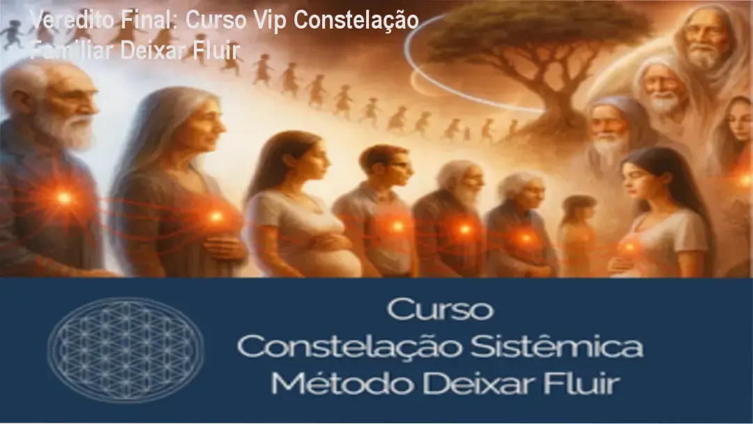 Representação do método de Constelação Familiar Sistêmica Deixar Fluir da Dra Thamara de Oliveira