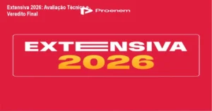 Estudante utilizando a plataforma do curso Extensiva 2026 para preparação do ENEM