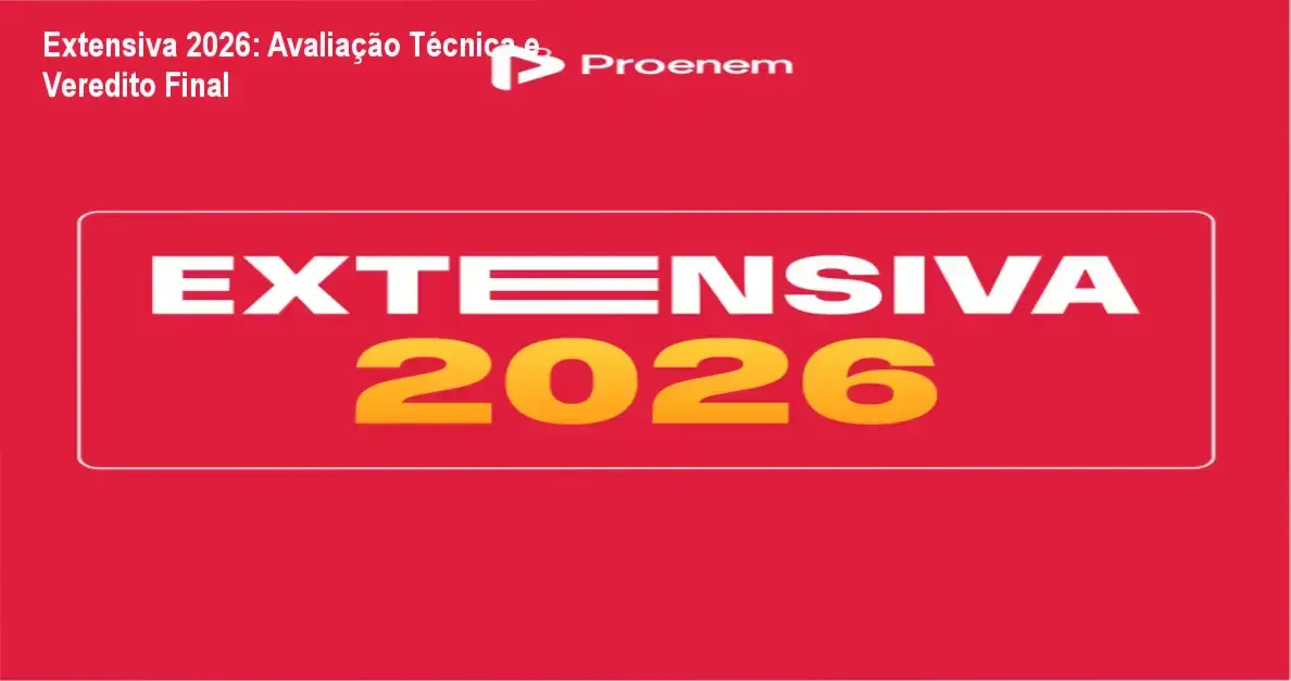 Estudante utilizando a plataforma do curso Extensiva 2026 para preparação do ENEM