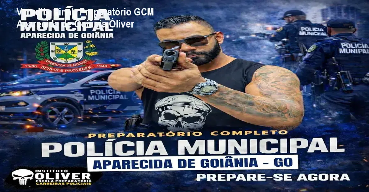 Material de estudo e simulados do curso preparatório GCM Aparecida de Goiânia do Instituto Óliver
