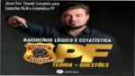 Interface do curso de Raciocínio Lógico e Estatística do professor Jhoni Zini para concurso da Polícia Federal