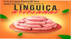 Produção de linguiças artesanais gourmet seguindo técnicas profissionais de charcutaria
